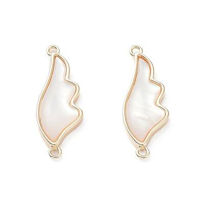 Natural Shell Connector Charms