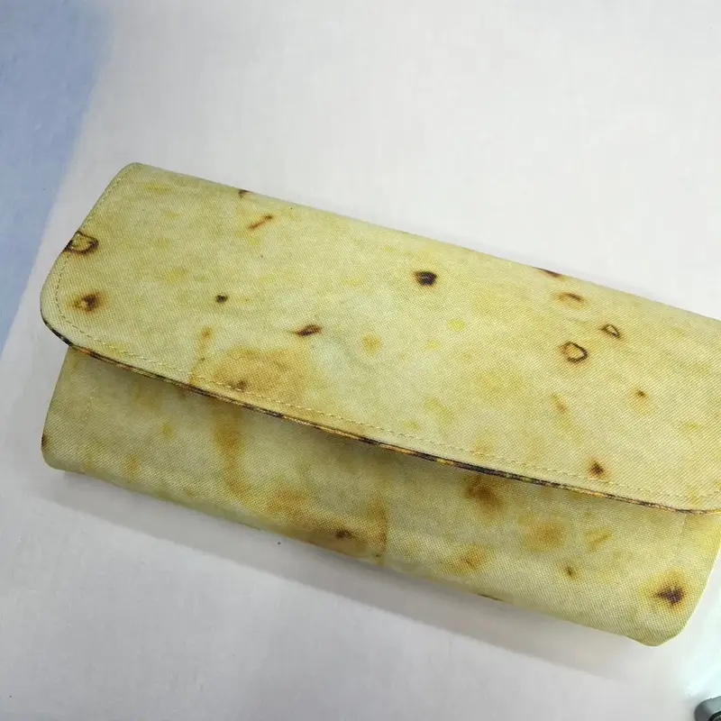 Stylish Slip On Burrito Wallet for Women - Multiple Card Slots