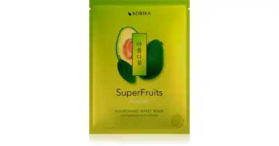 KORIKA SuperFruits Nourishing Face Mask in Avocado Fabric 25 g