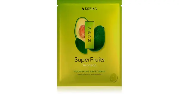 KORIKA SuperFruits Nourishing Face Mask in Avocado Fabric 25 g