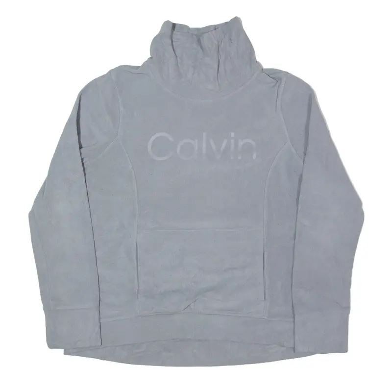 CALVIN KLEIN PERFORMANCE Fleece Grey High Neck Womens XL