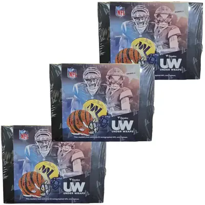 3 in 32 Chance Hit - Pick Your Team Live Stream Breaks - (3) Signed Football Memorabilia Mini Lid and Top Loaded Football Car...