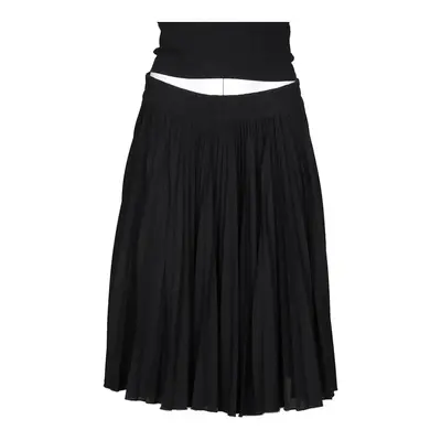 One Penny Midi Skirt - XL Black Viscose Blend | Size: x-large