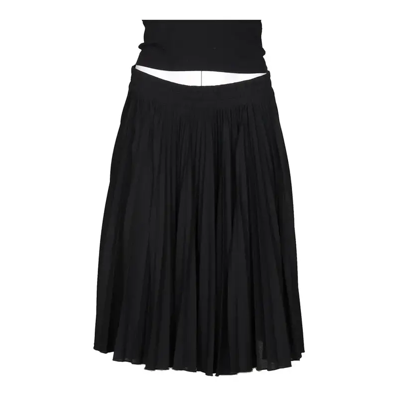 One Penny Midi Skirt - XL Black Viscose Blend | Size: x-large