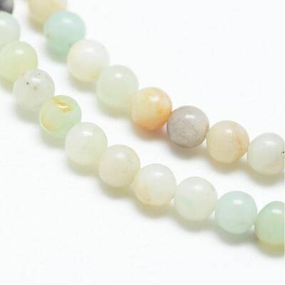 Natural Flower Amazonite Bead Strands
