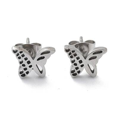 304 Stainless Steel Stud Earrings
