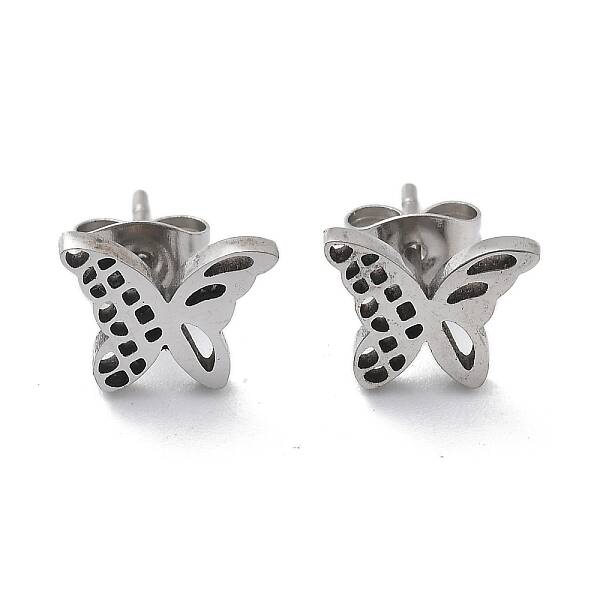 304 Stainless Steel Stud Earrings