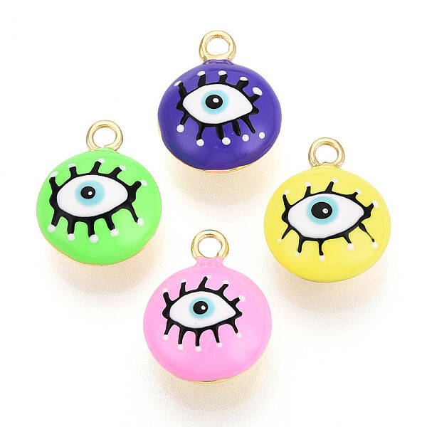 Brass Enamel Charms