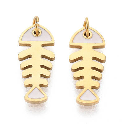 304 Stainless Steel Enamel Pendants