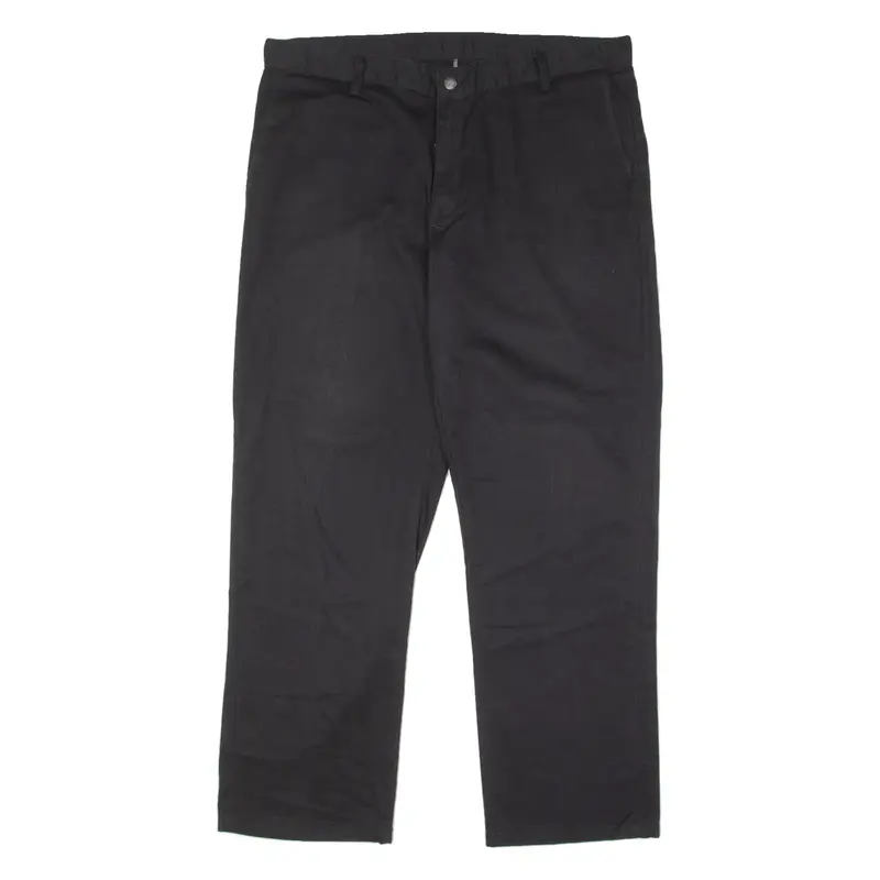 DICKIES Workwear Mens Trousers Black Regular Straight W38 L30