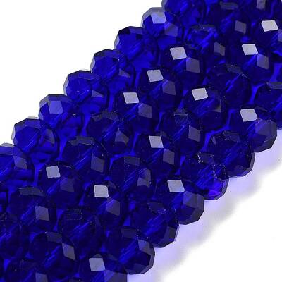 Handmade Imitate Austrian Crystal Faceted Rondelle Glass Beads