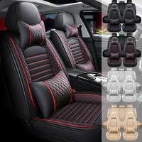 Car Front Rear Seat Cover, Full Set 5 Seats Car Seat Protector, Universal Car Seat Cover, Auto Interior Accessories, Car Stuf...