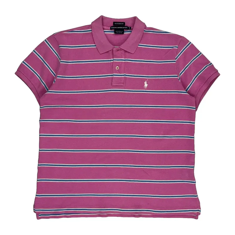 Ralph Lauren Sport Polo Shirt - Large Pink Cotton | Size: large