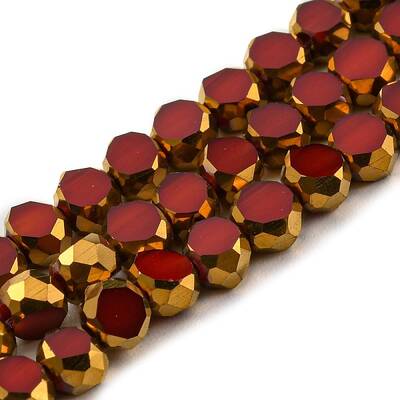 Electroplate Glass Beads Strands