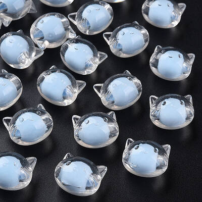 Transparent Acrylic Beads