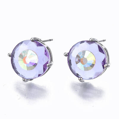 Brass Stud Earrings