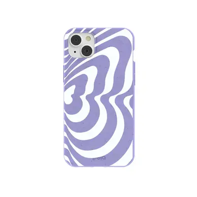 Lavender Flutter Right iPhone 14 Plus Case