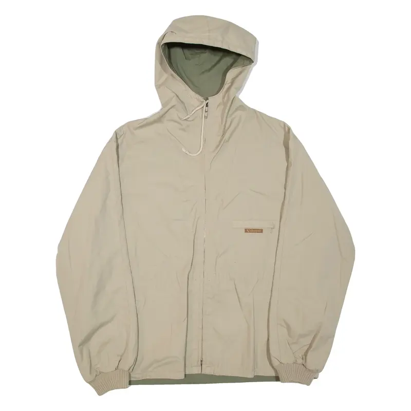 KLEPPER Mens Jacket Beige Hooded XL
