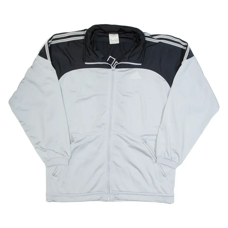ADIDAS Mens Track Jacket Grey L