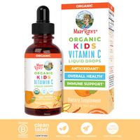 MaryRuth’s Organic Kids Vitamin C Drops - Immune Support Supplement - Overall Health - Acerola Fruit Extract - USDA Organic...