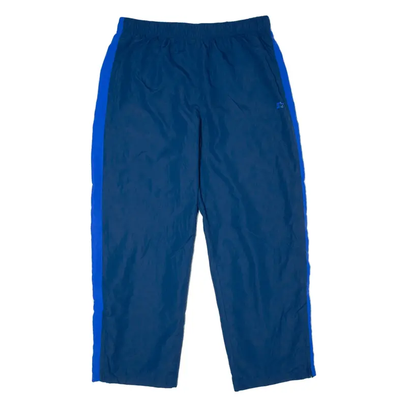 STARTER Track Pants Blue Straight Mens L W36 L30