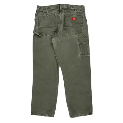 Dickies Carpenter Trousers - 34W 30L Green Denim