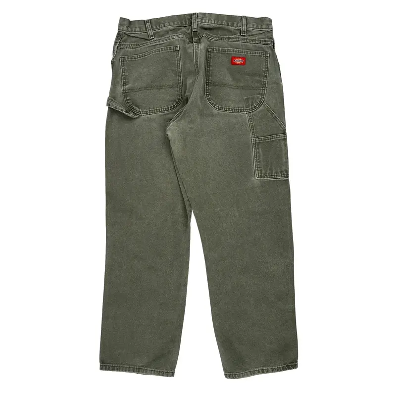 Dickies Carpenter Trousers - 34W 30L Green Denim
