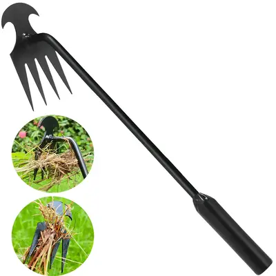 4 Teeth Garden Weeder, Portable Garden Weeder, Manual Garden Weeding Tool, Garden Tool for Vegetable Gardening Backyard Farm ...