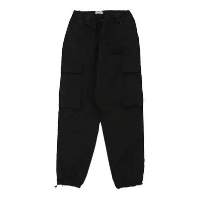 Big For Sam Cargo Trousers - Small Black Polyester Blend