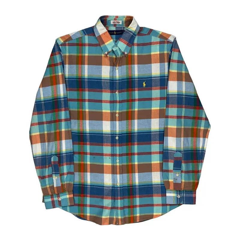 Ralph Lauren Checked Shirt - Large Multicoloured Cotton