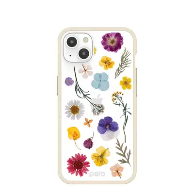 Clear Springtime iPhone 13 Case With London Fog Ridge