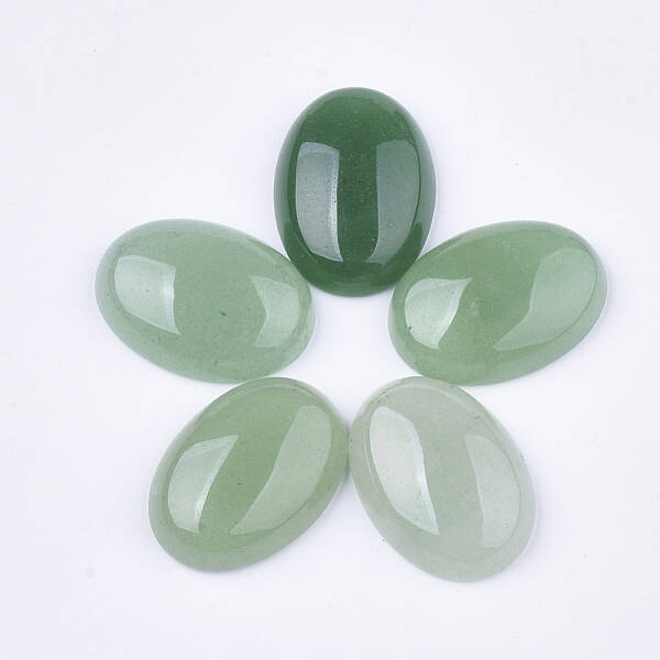 Natural Green Aventurine Cabochons