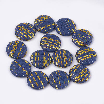 Handmade Straw Woven Cabochons