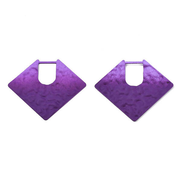 Spray Painted Iron Pendants