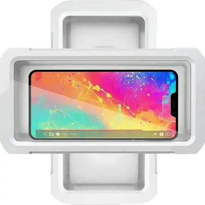 【Top Seller】Waterproof Shower Phone Holder, 360° Rotation Shower Phone Case, Anti-Fog High Sensitivity Cover Mount Box f...