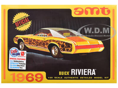 Skill 2 Model Kit 1969 Buick Riviera 1/25 Scale Model by AMT