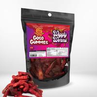 Goso Gummies Wiggly Worms - 8 Ounce Sweet & Tangy Gummy Treats