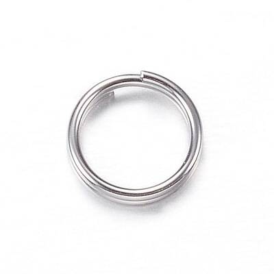 Tarnish Resistant 201 Stainless Steel Split Rings