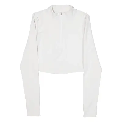 HIIT Cropped Womens Sweatshirt Beige S