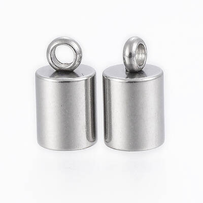 Tarnish Resistant 201 Stainless Steel Cord Ends