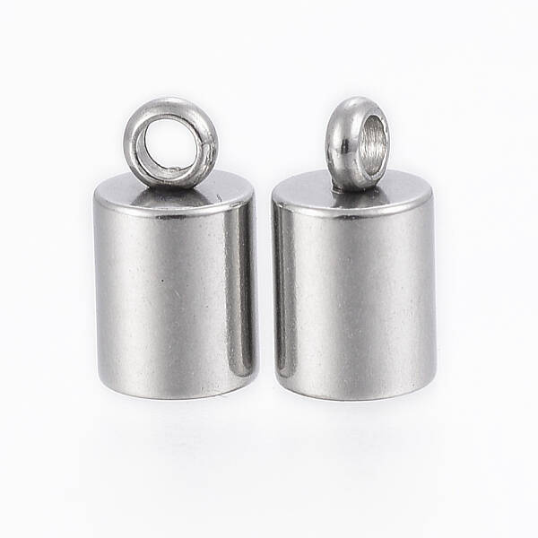 Tarnish Resistant 201 Stainless Steel Cord Ends