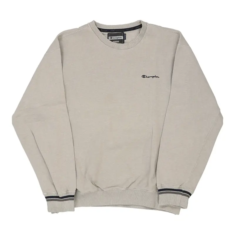 Champion Sweatshirt - 2XL Beige Cotton Blend