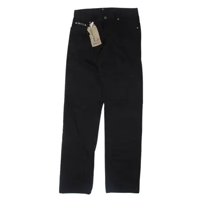 FST INDUSTRIES Mens Jeans Black Regular Straight W30 L34