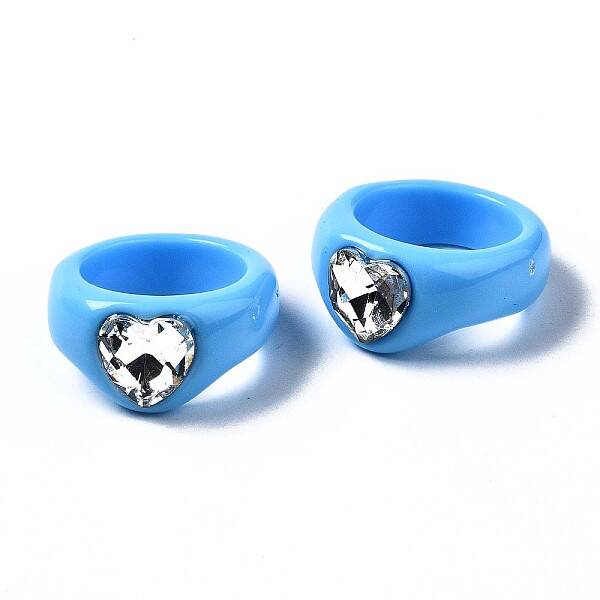 Opaque Acrylic Finger Rings