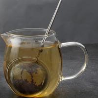Stainless Steel Tea Strainer, 1 Count Round Tea Infuser with Handle, Portable Kitchenware Tea Making Tool for Home Office Use...