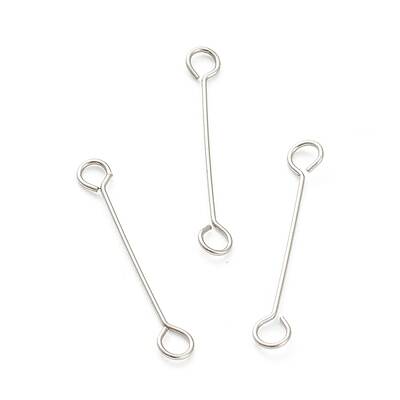 Non-Tarnish 316 Surgical Stainless Steel Eye Pins