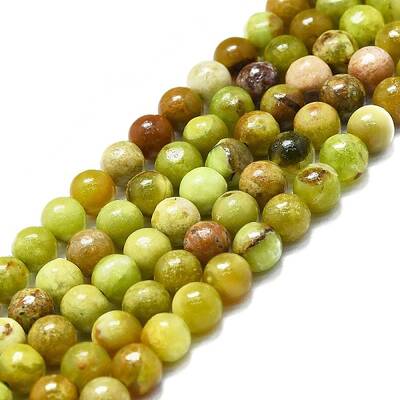 Natural Green Opal Beads Strands