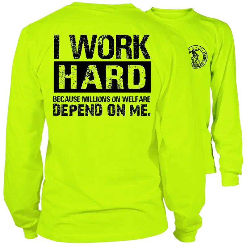 Welfare - Long Sleeve Hi-Vis T-Shirt
