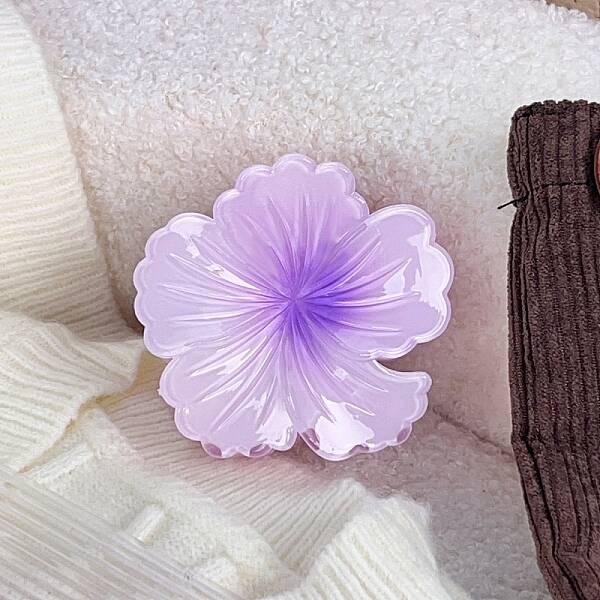 Two Tone Plastic Claw Hair Clips