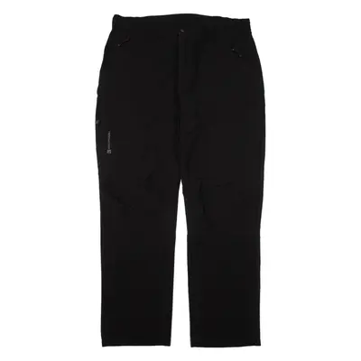 TREVOLUTION Trousers Black Loose Straight Womens W34 L32